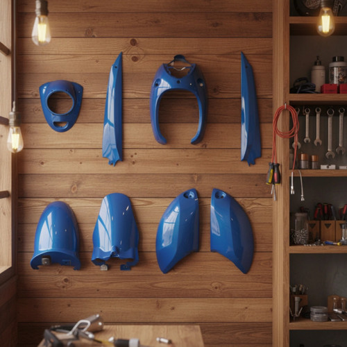 فلاپ کامل رنگی یاماها وینو ( آبی)