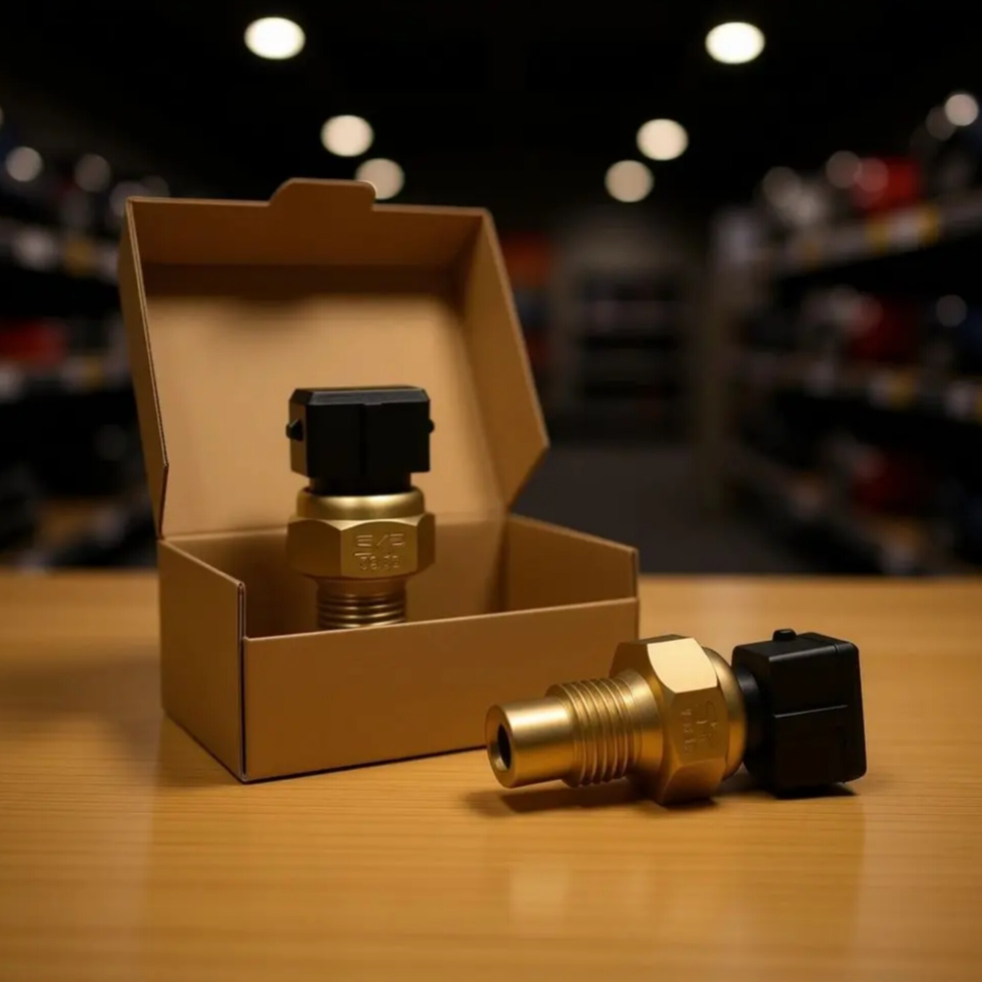 سنسور دمای آب سه فیش مشکی ef7 برند skp