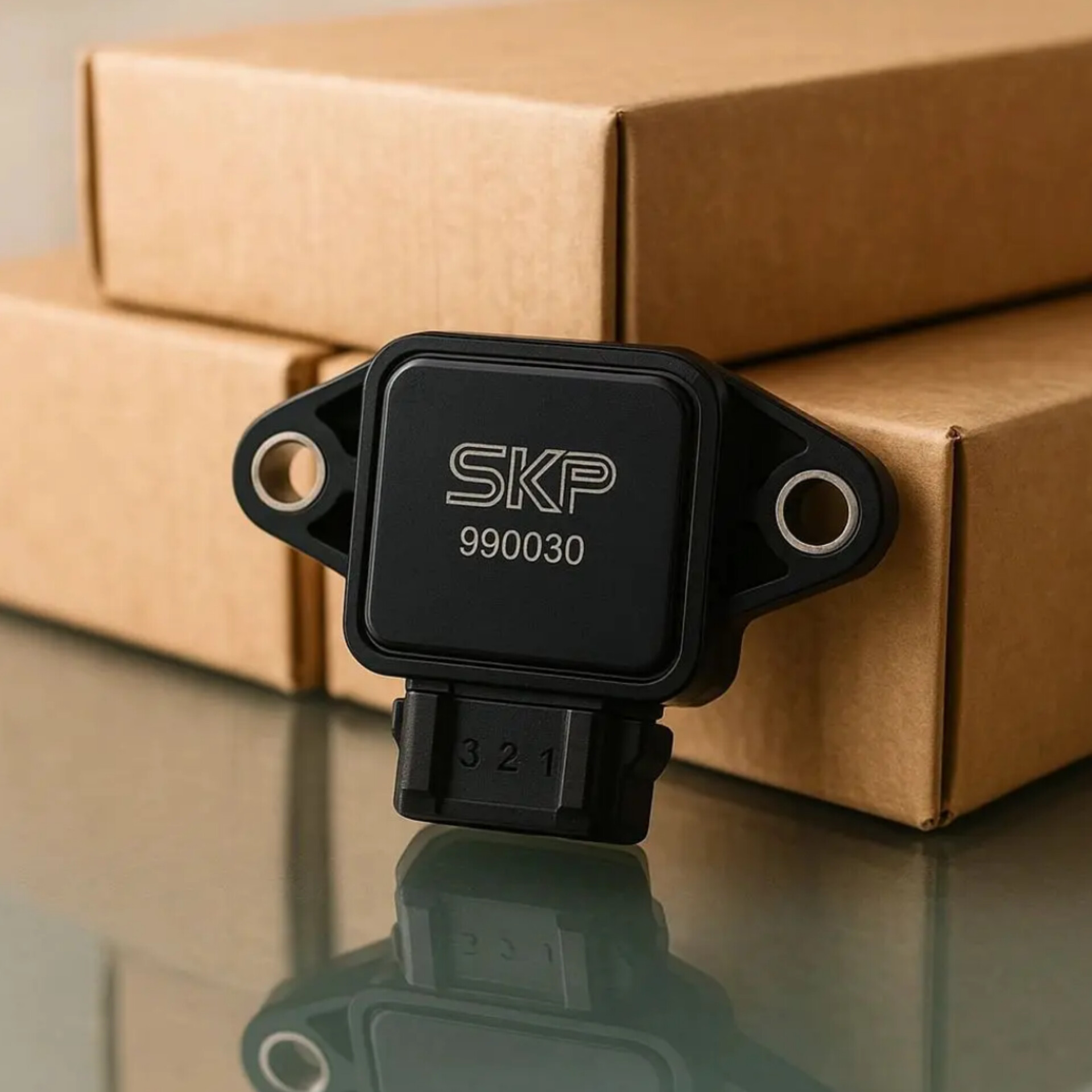 سنسور دریچه گاز طرح زیمنس قدیم ( 405، روآ، پراید ) برند skp